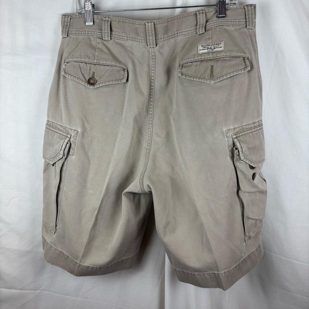 CLEARANCE!!! Polo by Ralph Lauren Tan Cargo Shorts Versatile Design - Picture 4 of 12